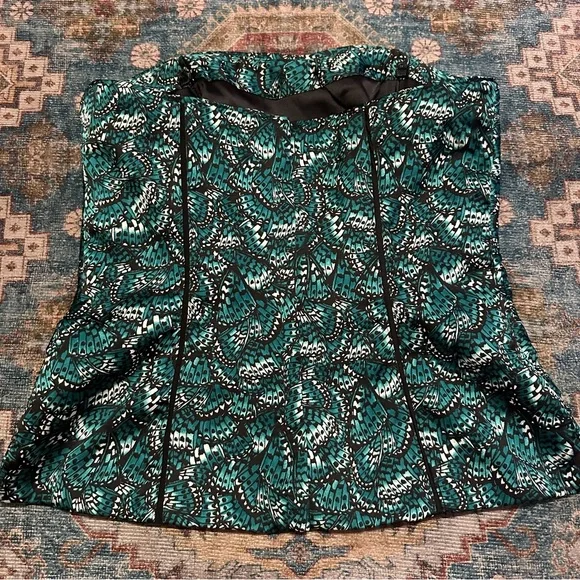 Y2K White House Black Market Butterfly Corset Top Size 00 - Picture 7 of 7